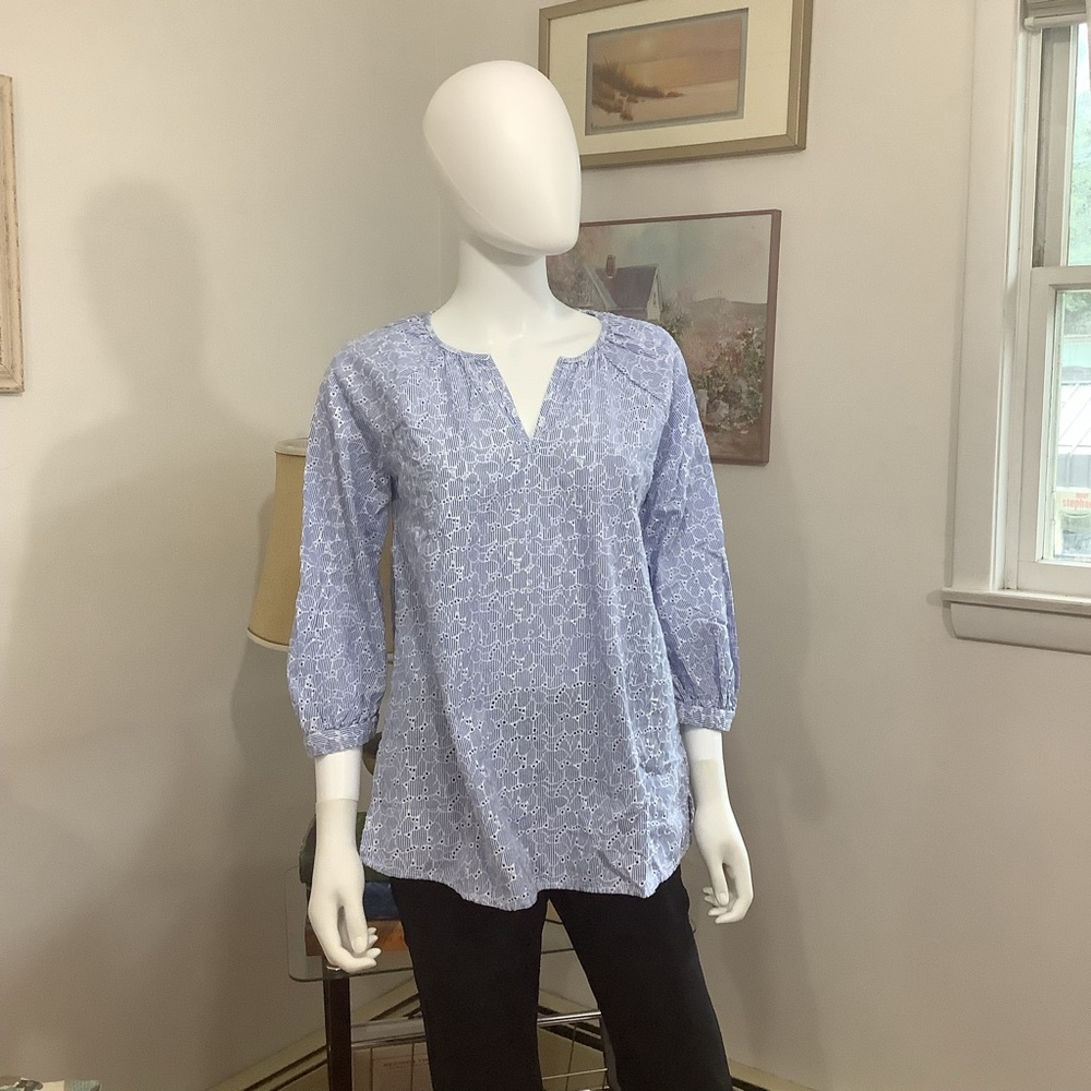 Lilly Pulitzer Willa Peasant Blouse